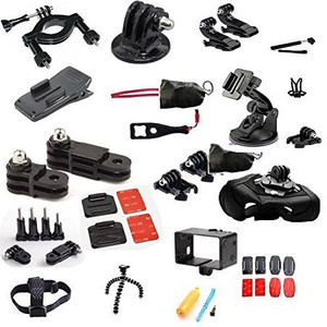 crocon 40-in-1 Outdoor Sports Essentials Kit for GoPro Hero 4 Action Camera Tripod Kit
