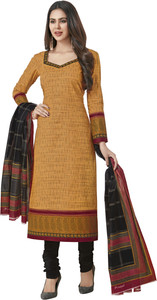Giftsnfriends Cotton Printed Salwar Suit Dupatta Material