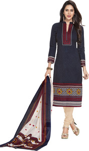 Giftsnfriends Cotton Printed Salwar Suit Dupatta Material