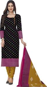 Giftsnfriends Cotton Printed Salwar Suit Dupatta Material