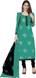 Giftsnfriends Cotton Printed Salwar Suit Dupatta Material