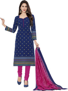 Giftsnfriends Cotton Printed Salwar Suit Dupatta Material