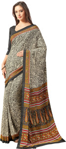 Yetnik Printed Fashion Crepe Saree