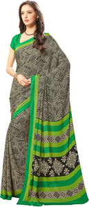 Yetnik Printed Fashion Crepe Saree