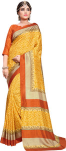 Yetnik Printed Fashion Art Silk Saree