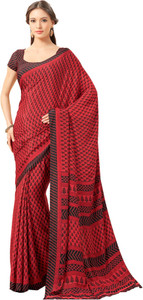 Yetnik Printed Fashion Crepe Saree