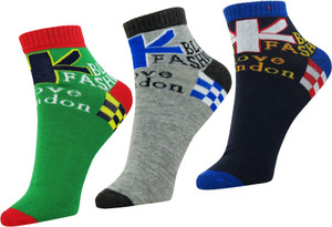 Neska Moda Men's Solid Ankle Length Socks