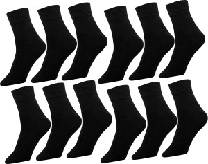 Neska Moda Men's Solid Ankle Length Socks