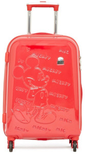 Gamme DISNEY RED MICKEY EMBOSS KIDS LUGGAGE TROLLEY BAG 20 INCH Trolley