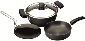 Usha Shriram Cookware Set pack of 3 Cookware Set