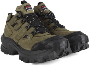 Woodland olive green shoes top