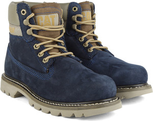 Blue caterpillar boots 2025