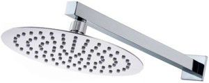 Prestige 12x12 Ultra Slim Rpund Rain Head with 24inch Arm Shower Head