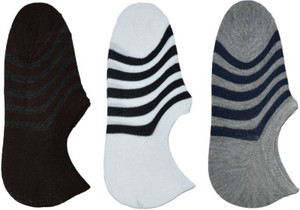 Tahiro Men & Women Striped No Show Socks