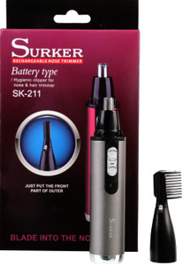 Surker SK-211 2 in 1 Nose and Eyebrow Cordless Trimmer