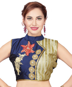 Ishin Band Collar Women S Stitched Blouse Best Price In India Ishin Band Collar Women S Stitched Blouse Compare Price List From Ishin Blouses 13020353 Buyhatke