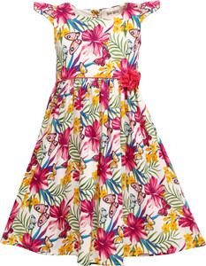 Bella Moda Girl's Midi/Knee Length Casual Dress