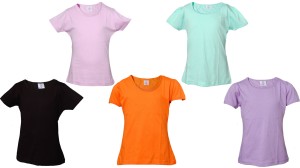 Little Stars Girl's Casual Cotton A-line Top