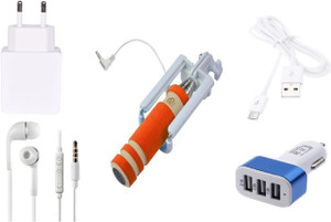 Robmob Wall Charger Accessory Combo for Mi Redmi Note 4