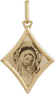 TBZ TheOriginal Mother Marry 14kt Yellow Gold Pendant
