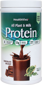 HealthViva 100% Natural Plant-Based Protein Chocolate Plant-Based Protein