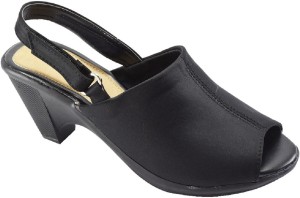 khadims black heels