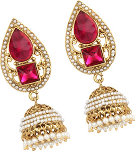 Styylo Fashion Diva STyle Pearl Alloy Jhumki Earring