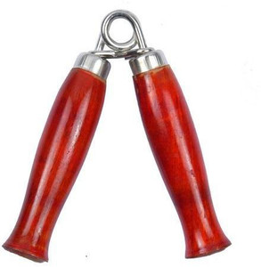 Solutions24x7 wooden hand grip 1 pcs solid spring comfortable for hand exercises Hand Grip