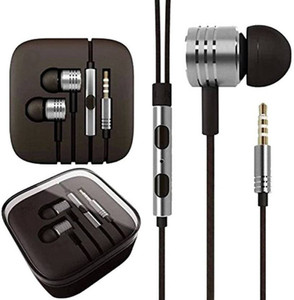 Vintage clusive MI piston silver wired headset inline remote with 5475 wired headset with mic. Wired Headset With Mic (Silver) for All handset Wired Gaming Headset With Mic