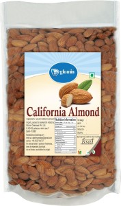 glomin California Almond Raw 500g (pack of 1) Almonds