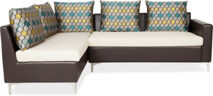 Urban Living Orlando Lounger Solid Wood 4 Seater Standard