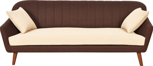 Furny Ozzie Compact Solid Wood 3 Seater Standard