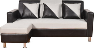 Furny Oreo L Solid Wood 3 Seater Modular
