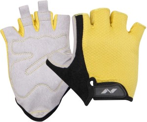 Nivia Python Gym & Fitness Gloves (S, Yellow)