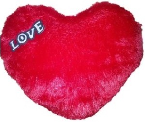 Ansh Soft Love heart Cushion  - 30 cm