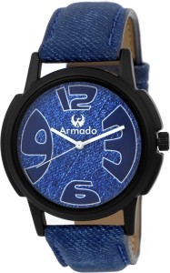 Armado AR-011 Denim Blue Elegant Modern Corporate Collection Analog Watch  - For Men