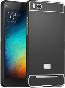 TRUE Back Cover for Metal Bumper Plus Acrylic Mirror Back Cover For Xiaomi Redmi MI4I Black