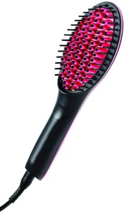 Rozols LCD Display Temperature Control Paddle Brush Simply Straight SSHSB04 Hair Straightener
