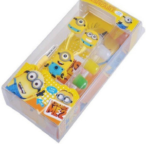 Mezire MInions With Mic Edition Earphones (Yellow, In the Ear) K30 bluetooth Headphones