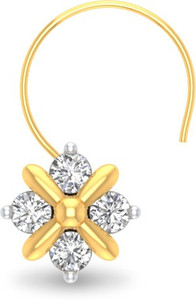 P.N.Gadgil Jewellers Elsa 18kt Diamond Yellow Gold Stud