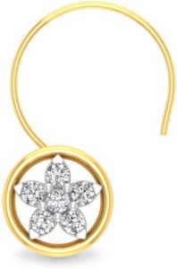 P.N.Gadgil Jewellers Heidi 18kt Diamond Yellow Gold Stud