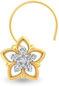 P.N.Gadgil Jewellers Joyce 18kt Diamond Yellow Gold Stud