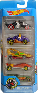hot wheels street beasts 5 pack