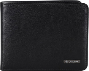 Carlton Men Black Genuine Leather Wallet