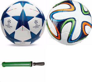 RSO UEFA & BRAZUKA FOOTBALL WITH AIR PUMP Football - Size: 5