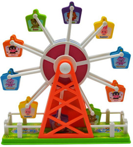 Trinkets & More Ferris Wheel London Eye | Giant Wheel with Clap Sensor Music and Lights | Visual and Auditory Stimulation | Educational Toy Fun for Kids 3+ Years
