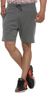 Vimal Solid Men's Grey Basic Shorts
