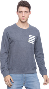 Deezeno Full Sleeve Solid Men's Sweatshirt