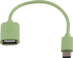 Gadget Phoenix Universal OTG Type C (Male)To Type A (Female) Green GP / Standard OTG Cable