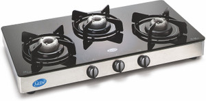 GLEN Glen LPG Stove 1031 GT Gas Stove Glass Manual Gas Stove